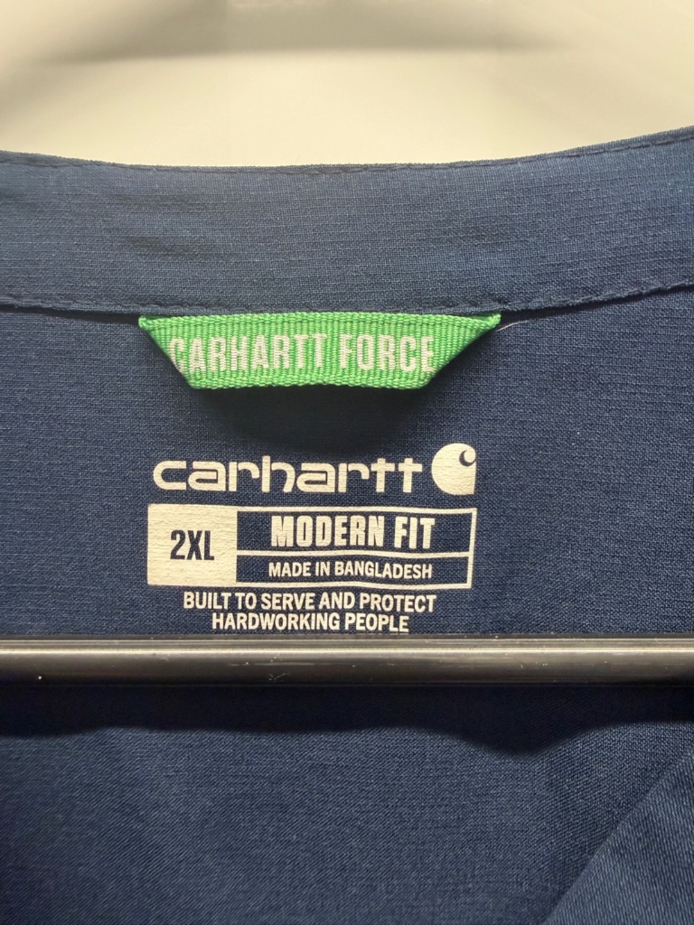 Carhartt Navy Blue scrubs 2 xl force flex like new - Picture 7 of 11
